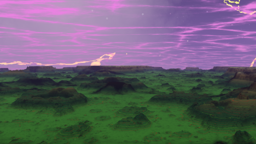 landscape on another far far away planet 