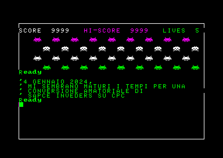 Space Invaders (c) rymstudio
